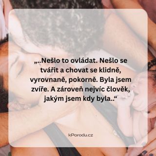 Děkuji za silný a autentický porodní příběh 🙏❤️ Moc si vážím vaší otevřenosti a důvěry ❤️ Odkaz na celý příběh "Když jsem...