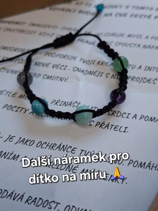 Pro prvňáčka, který občas potřebuje zpomalit, dodat sebedůvěru a pomoci s komunikací s vrstevníky 🍀 Děkuji 🙏 Náramky pro...